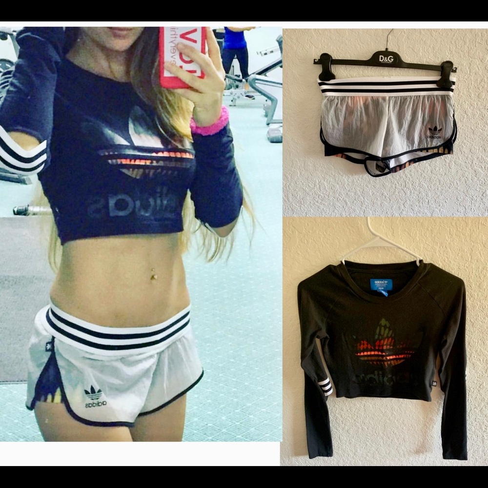 Adidas shorts & top